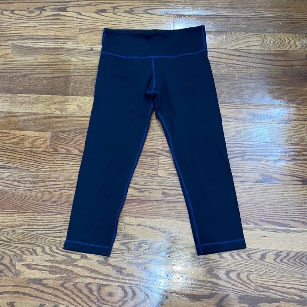 Lululemon Crop Legging | Black & Ink